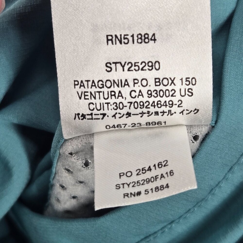 Patagonia Women's Pullover, Reversible Fleece/Windbreaker, Med/Lg, Brown/Aqua - Picture 8 of 8
